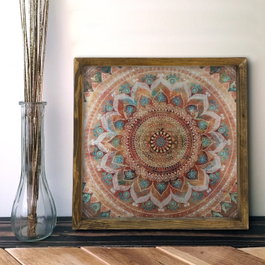 Wallity Cuadro Decorativo Enmarcado en MDF Multicolor MZM249